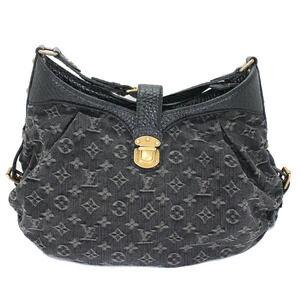 Louis Vuitton Bag Denim Monogram Black Noir Shoulder